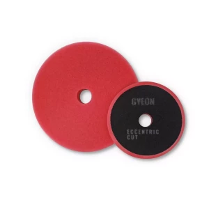 Полировальный круг средней твердости поролоновый красный комплект 80ммх2 GYEON ECCENTRIC CUT GYQ517